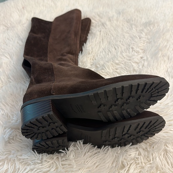 NEW $230 Blondo x Tuckernuck Velma Brown suede OTK riding boot women size 5.5, 7 - Picture 8 of 9